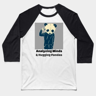 Panda Needs a hug Therapist Mental Health Baseball T-Shirt